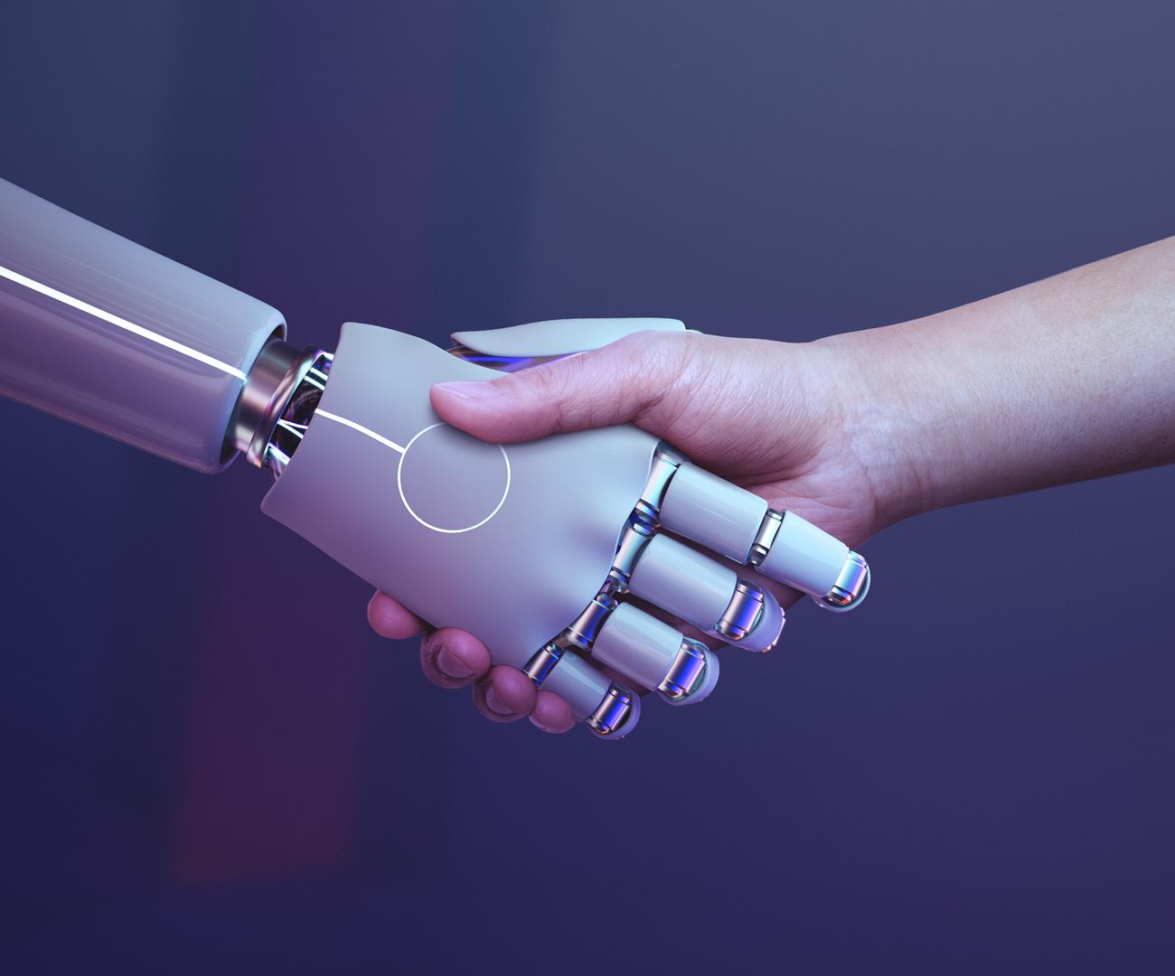 Robotic handshake